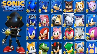 Sonic Dash - Metal Sonic Unlocked vs All Bosses Zazz Eggman - All 24 Characters Unlocked Shadow Amy