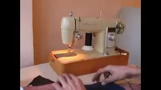 Sewing machine Швейная машина Privileg Deluxe test джинс, кожа