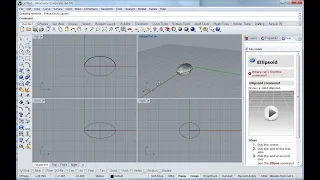 Rhino 3D 강좌 - 121. Ellipsoid