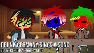 Drunk Germany sings a song || Countryhumans Gacha Club