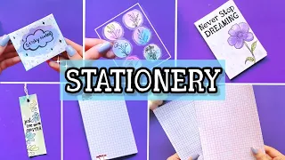 DIY STATIONERY IDEAS ✨ SCHOOL SUPPLIES TO MAKE AT HOME ✨NOTEBOOK, STICKY NOTES, STICKERS...