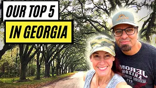 Our Top 5 Places to RV Camp and Visit in Georgia