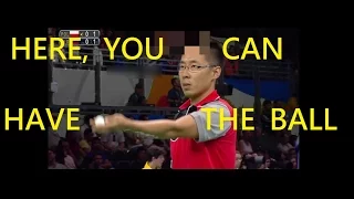 [TT sngl] Wang ZengYi 王增翼 penholder (POL) - Tokic [精彩奧乒三分看完] Game1,2