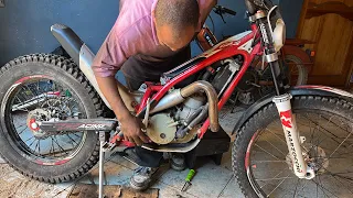 ديماراج دراجة gas gas واستبدال ديسك لمبرياج #gas_gas