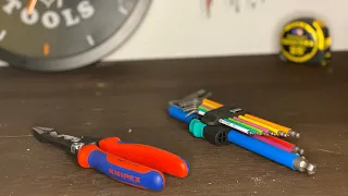 Knipex forged wire strippers and wera hex plus L keys