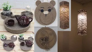 5 Jute craft ideas home decorating ideas handmade easy | New 2021