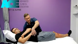 Muscle Energy Technique (MET) Quadratus Lumborum Supine