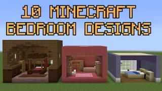 10 Minecraft Bedroom Designs!