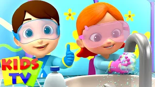 Wash Your Hands Song | Healthy Habits Song | Kids Songs & Nursery Rhymes | Boom Buddies | Kids Tv