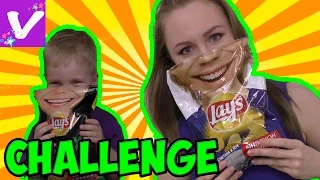 Обычная Еда против Чипсов Челлендж! Challenge Real Food vs Gummy Food! Kid React