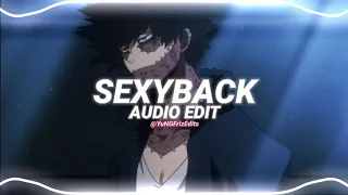 sexyback - justin timberlake ft. timbaland [edit audio]