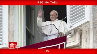 Regina Caeli 28 maggio 2023 Papa Francesco LIS