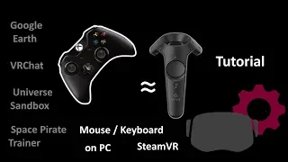 Xbox Controller emulate HTC Vive Controller for Virtual Reality Steam VR on PC (Tutorial)