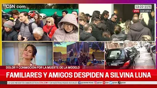 EL ÚLTIMO ADIOS a SILVINA LUNA: llegó el CORTEJO al PANTEÓN de ACTORES