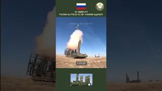 S-300 VM Mobile surface-to air missile system of Russia #defence #military #shorts