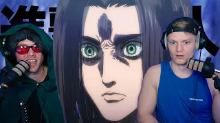 ATTACK ON TITAN EPISODE 20 REACTION! (Season 4) EREN DID WHAT?!