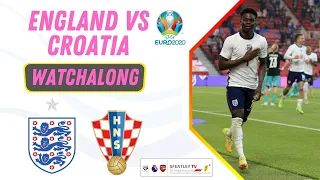 Euro 2020 | Group D | England vs Croatia | Live Watchalong | #ThreeLions #Euro2020