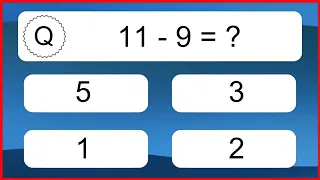 20 Subtraction Quiz Exercises for Kids: Numbers Up to 20