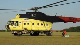 MI-8 Helicopter Landing, Boarding, Refueling, and Takeoff