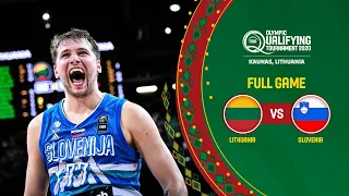 FINAL: Lithuania v Slovenia | Full Game - FIBA Olympic Qualifying Tournament 2020