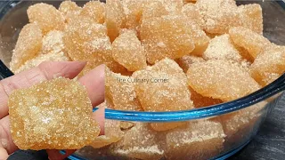 How to make Ginger Crystals / Ginger Candy / Crystallised Ginger