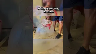When Making Wine, ALMOST, Goes Wrong #cooking #wine #prison #jail ##homecooking #shorts