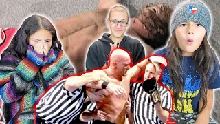 Kids REACT to WWE INJURIES