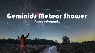 Photographing the Geminids Meteor Shower