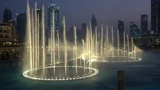 Dubai Fountains - Skyfall