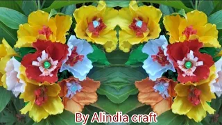 DIY || Cara Membuat Bunga Pita Satin Poppy Mudah