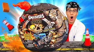 Abro RUEDA GIGANTE con SORPRESAS 🎁 de Zuru Smashers Monster Trucks