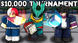 i Hosted a $10,000 ROBUX TOURNAMENT in Roblox Heroes Battlegrounds