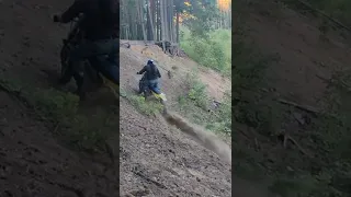 Motoland RMZ 250 разбился, когда заезжал в гору! #shorts