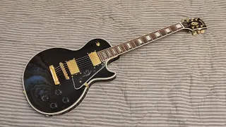 Обзор пятилетний реплики Gibson Les Paul Custom чёрный цвет. Что происходит с репликами с возрастом.