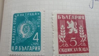 Old Australia & Bulgania Postage Stamps