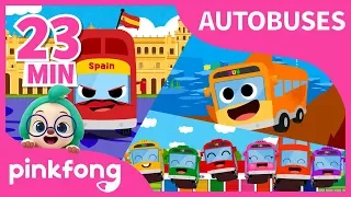 Las Mejores Canciones de Autobuses | +Recopilación | Pinkfong Canciones Infantiles