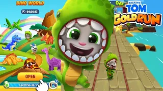 New Character Dino Tom 🦖 - Talking Tom Gold Run Gameplay 2024 (Android/iOS)