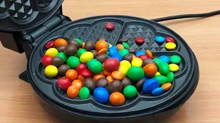 EXPERIMENT WAFFLE IRON vs M&M