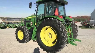 2022 John Deere 6135E Tractor w/ Cab! LIKE NEW! Loaded w/ Options! For Sale by Mast Tractor Sales