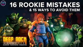 16 Rookie Mistakes & 15 ways to avoid them in Deep Rock Galactic