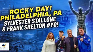 ROCKY DAY - Sly Stallone in Philly