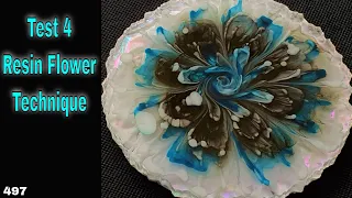 Resin Flower Technique *TEST 4* using Low Viscosity Resin with 3D Result