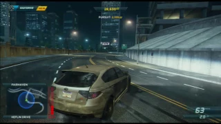 NFS MostWanted imprezza STI cosworth police chase cop car fail