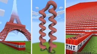 top 10 minecraft tnt experiments