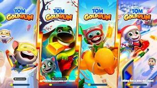 Talking Tom Gold Run Galactis Goodies vs Grow & Go vs Neon Rush vs Magic Wish Update