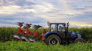 Orka poplonu Farmtrac 675dt & Agromasz POL 3+ Dźwięk Silnika Osinki AgroTv ✪