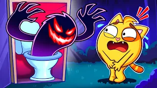 Monsters At The Toilet Song | Funny Kids Songs 😻🐨🐰🦁 And Nursery Rhymes by Baby Zoo