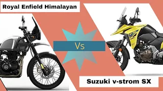 2022 💪royal Enfield Himalayan vs 🔥 Suzuki v-strom SX price mileage top speed #rkbikecompare #suzuki