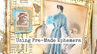 How To Use Pre-Made Ephemera! #56- Bitesized Inspiration For Your Journal!