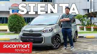 2022 Toyota Sienta Hybrid 1.5 Elegance | Sgcarmart Reviews